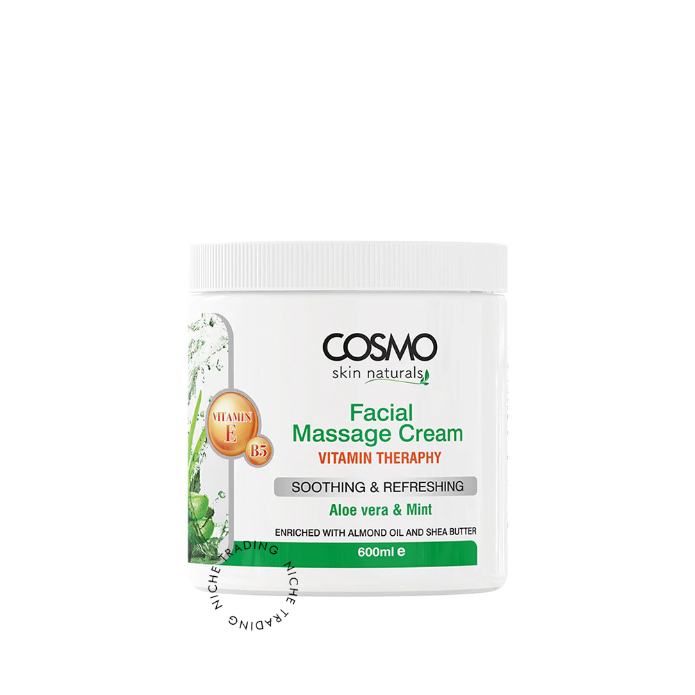 Cosmo Aloe Vera & Mint Facial Massage Cream 600ml