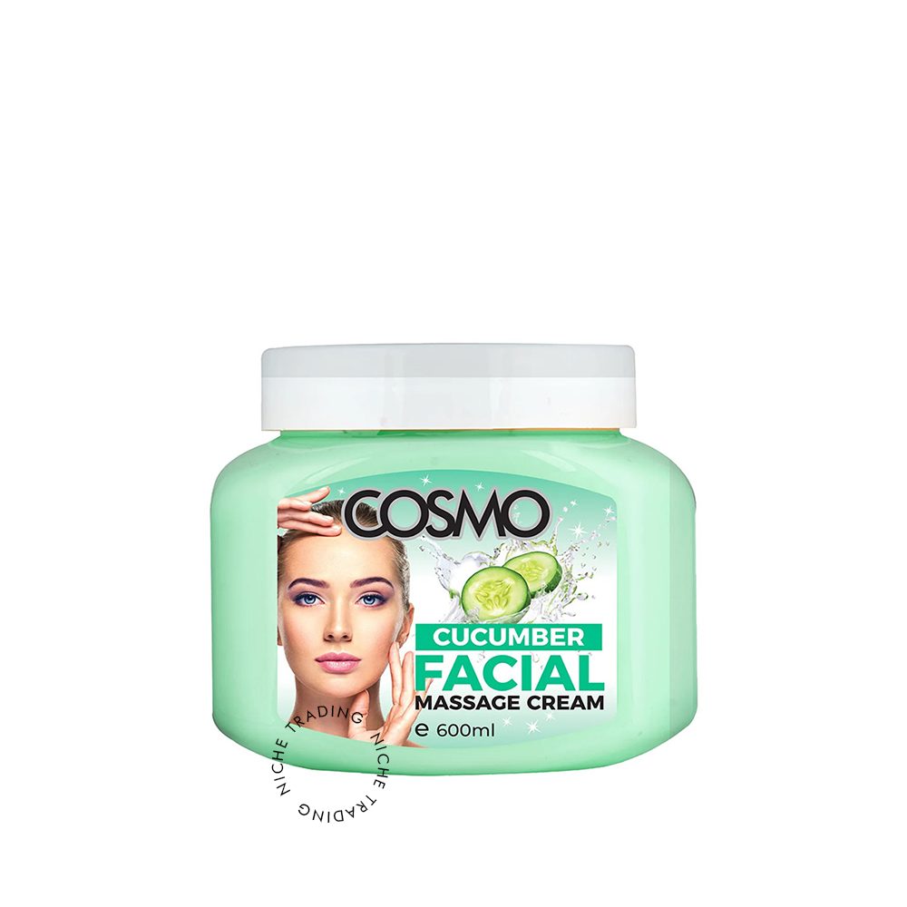 Cosmo Cucumber Facial Massage Cream 600ml - Cosmo | Niche Trading Qatar