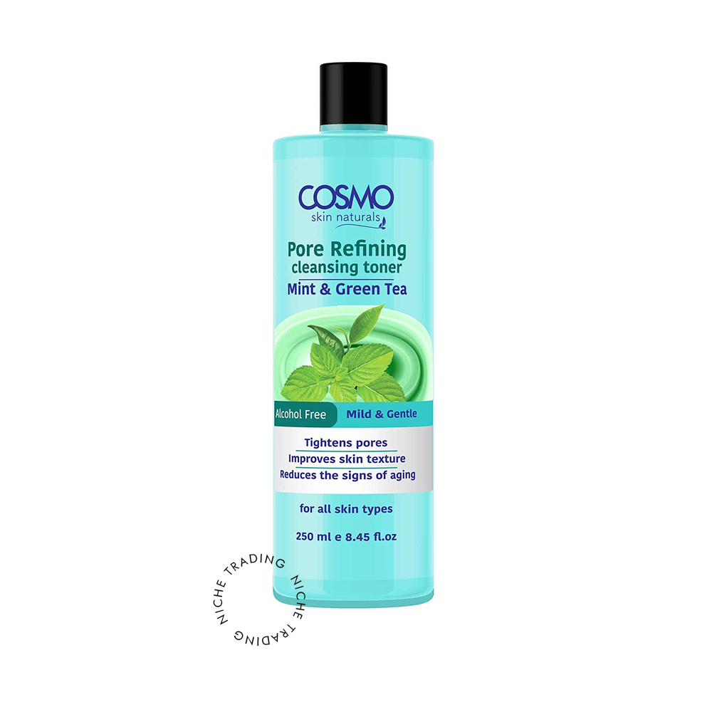 Cosmo Mint & Green Tea Cleansing Toner 250ml - Cosmo | Niche Trading Qatar