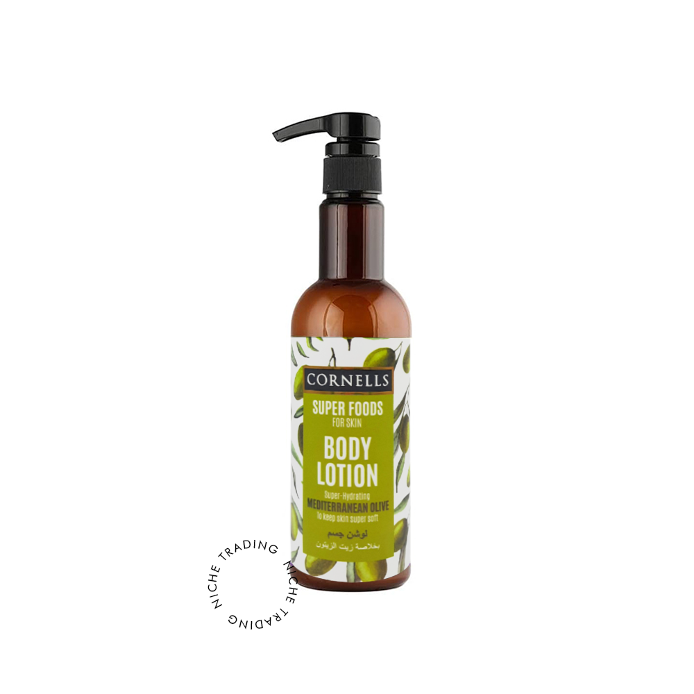 Cornells Mediterranean Olive Body Lotion Super Foods for Skin 500ml - Cornells | Niche Trading Qatar