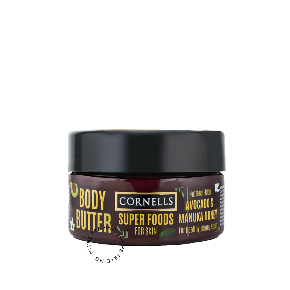 Cornells Avocado & Manuka Honey Body Butter Super Foods for Skin 250ml - Cornells | Niche Trading Qatar