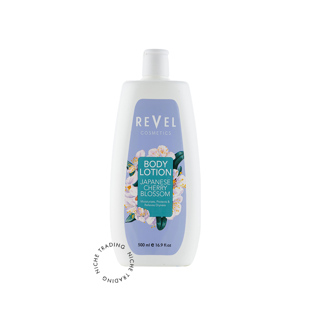 Revel Body Lotion Japanese Cherry Blossom 500ml - Revel | Niche Trading Qatar