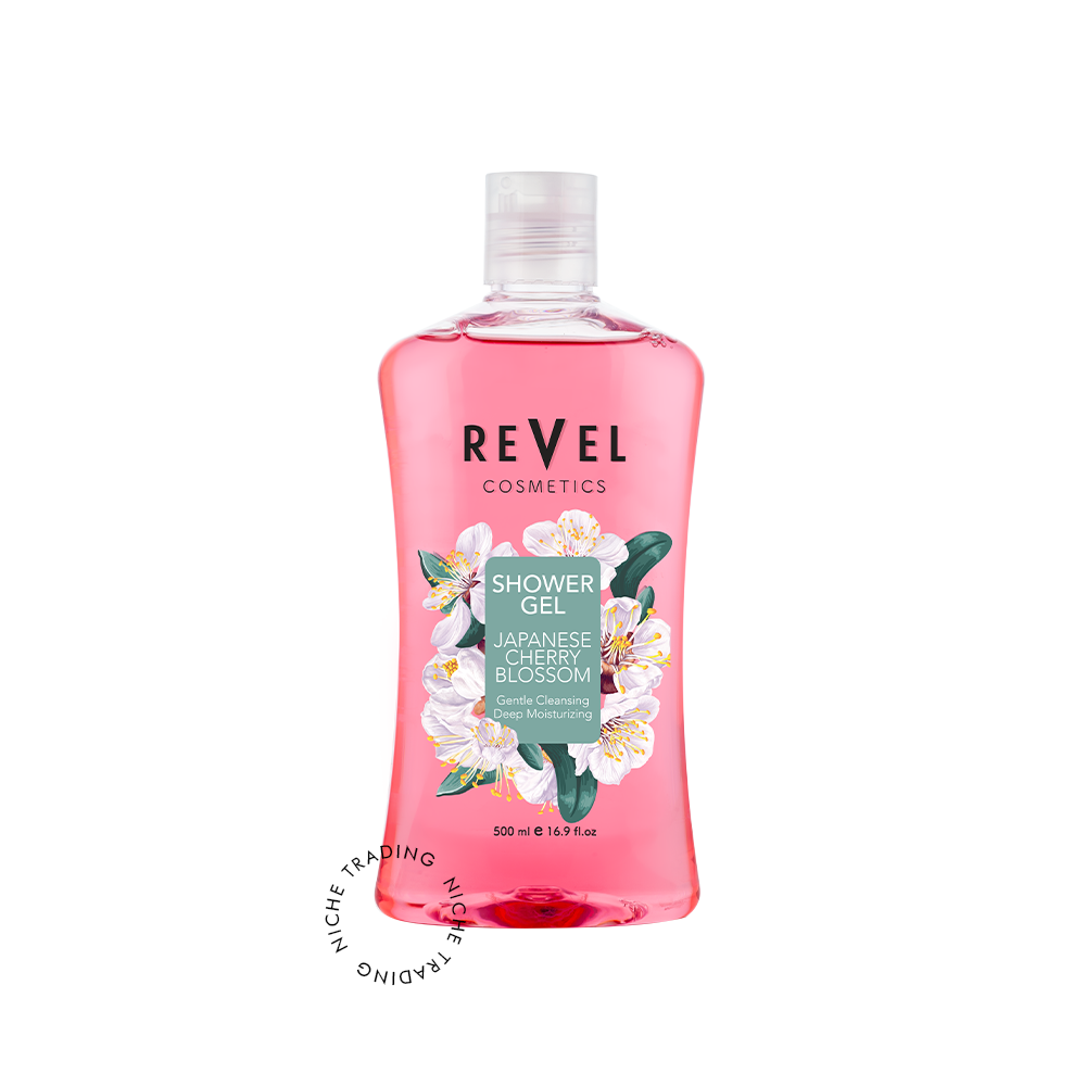Revel Japanesh Cherry Blossom Shower Gel 500ml - Revel | Niche Trading Qatar