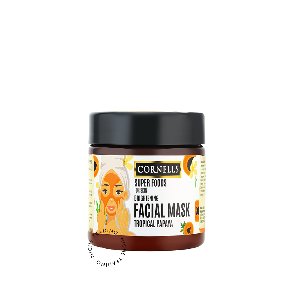 Cornells Tropical Papaya Facial Mask Super Foods for Skin 400gm - Cornells | Niche Trading Qatar