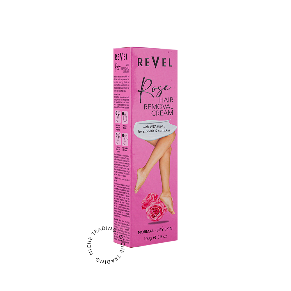 Revel Rose Hair Removal Cream 100gm - Revel | Niche Trading Qatar