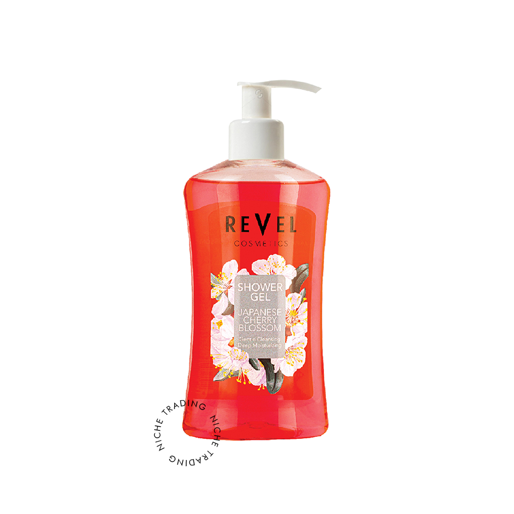 Revel Japanesh Cherry Blossom Shower Gel 1000ml - Revel | Niche Trading Qatar