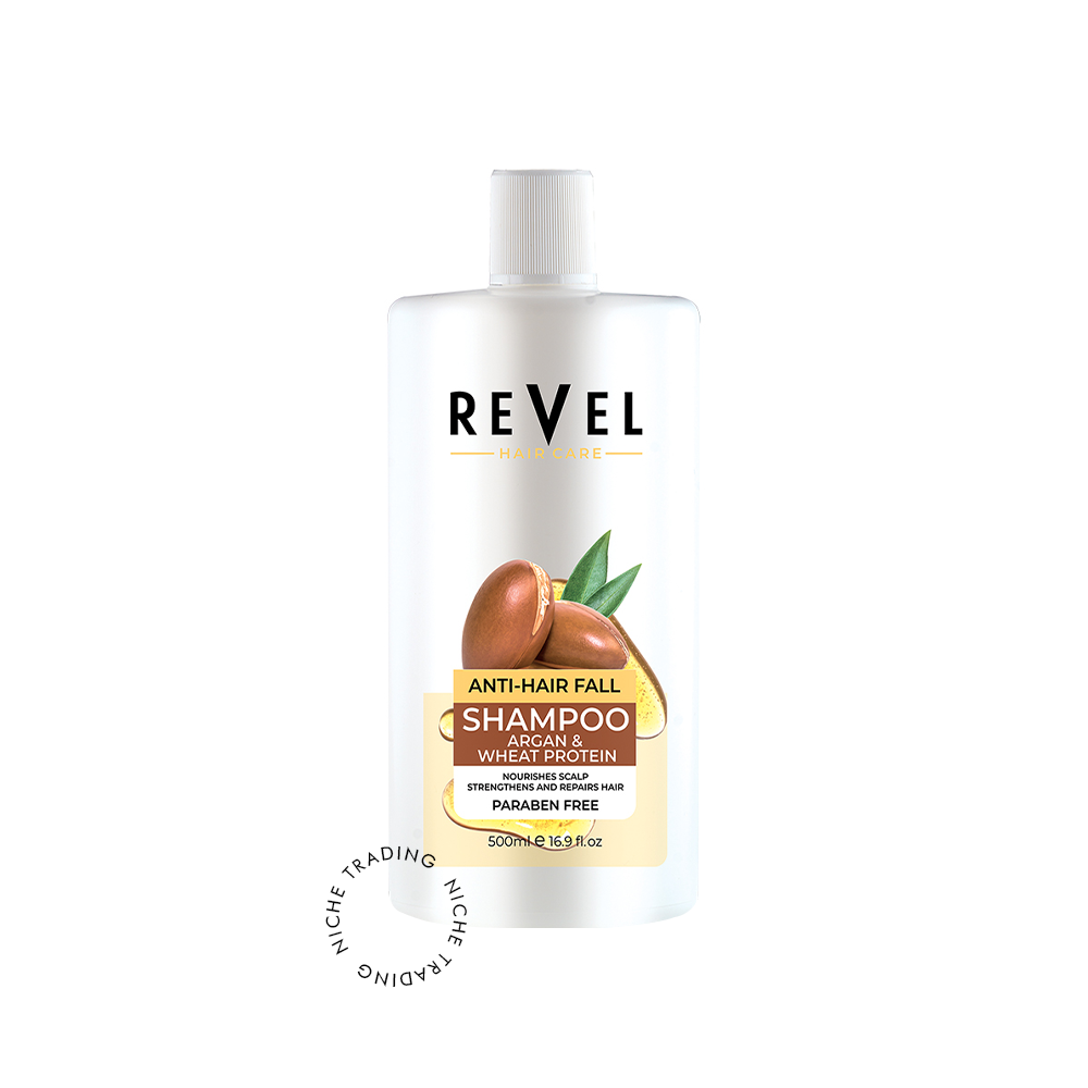 Revel Argan Oil & White Protein Shampoo 500ml - Revel | Niche Trading Qatar