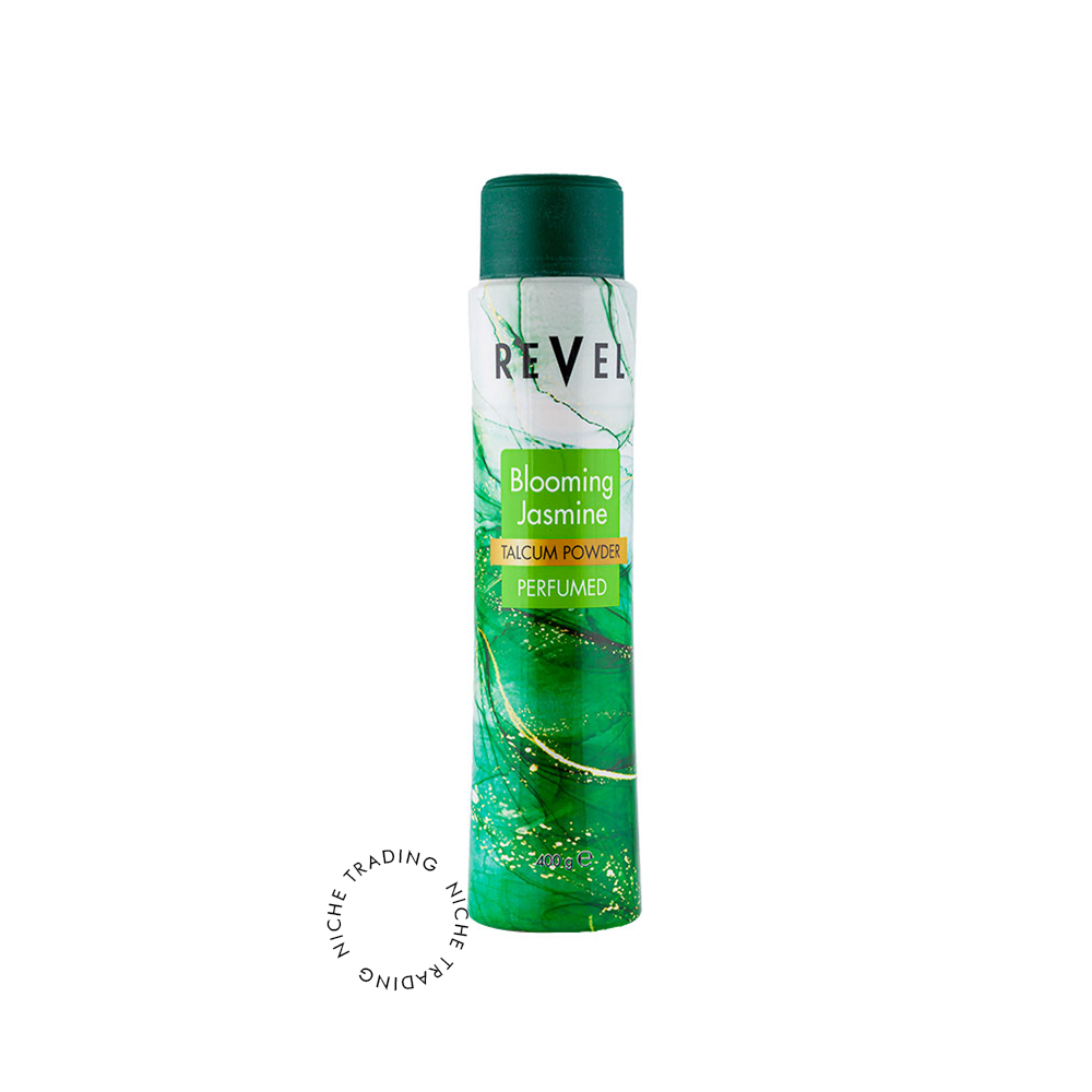 Blooming Jasmine Talcum Powder 400gm (revel Series) - Revel | Niche Trading Qatar