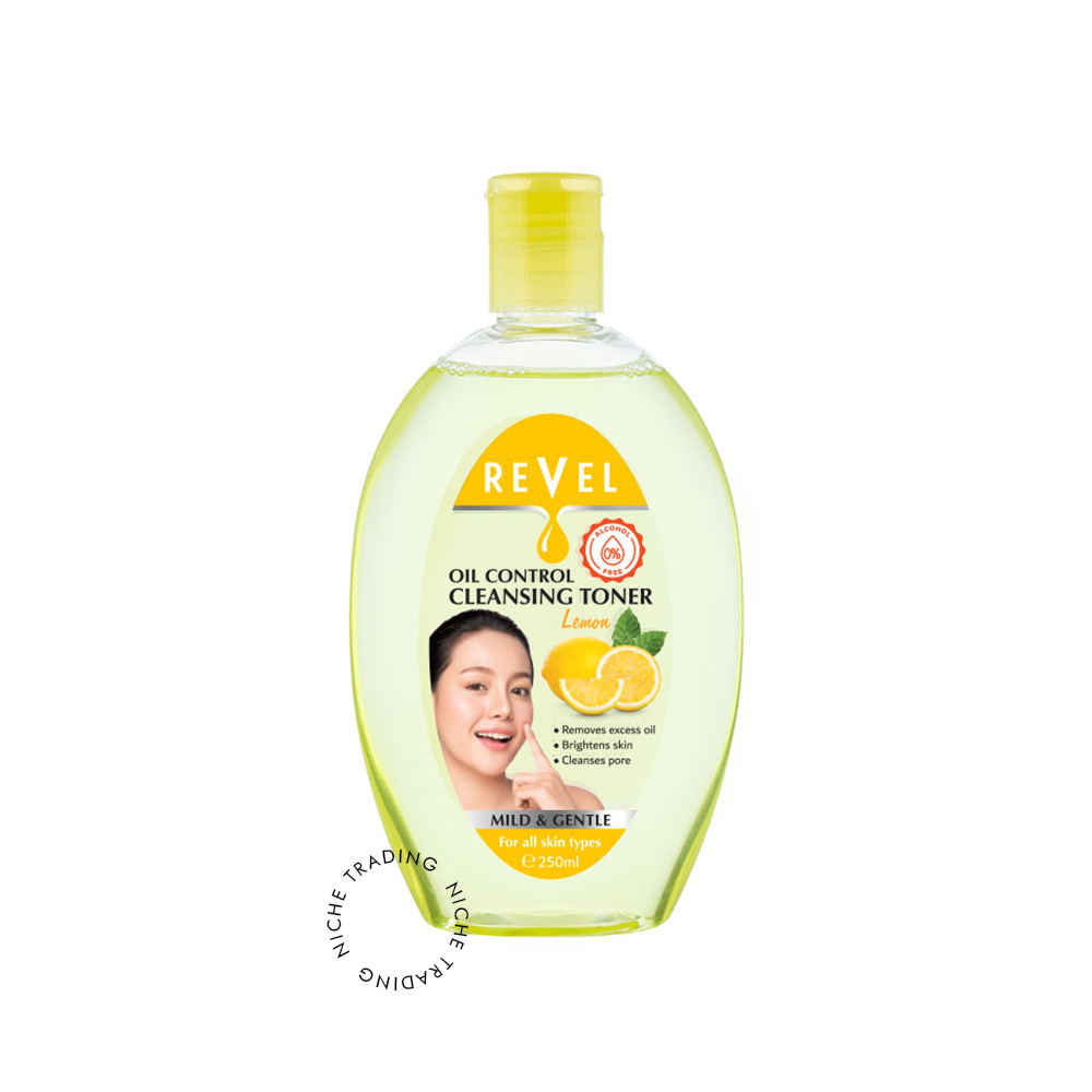 Revel Cleansing Toner Oil Control Lemon 250ml - Revel | Niche Trading Qatar