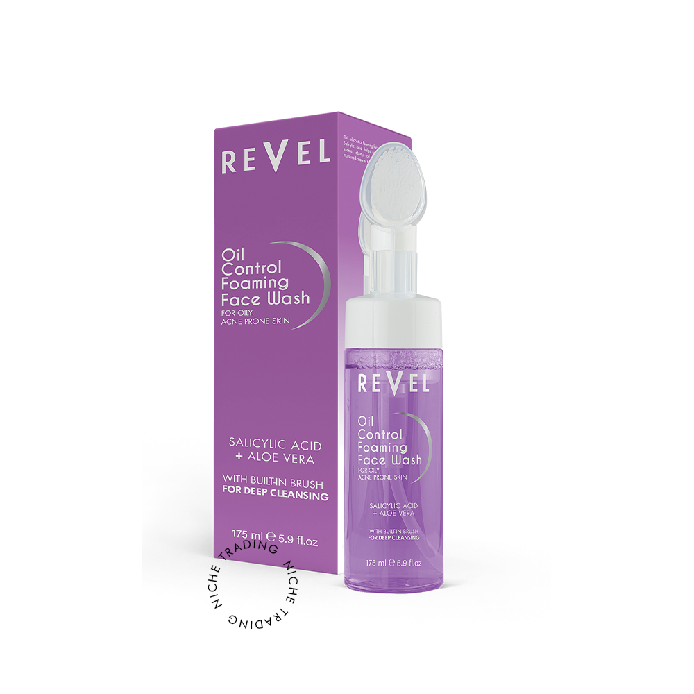 Revel Foaming Face Wash Oil Control 175ml - Revel | Niche Trading Qatar