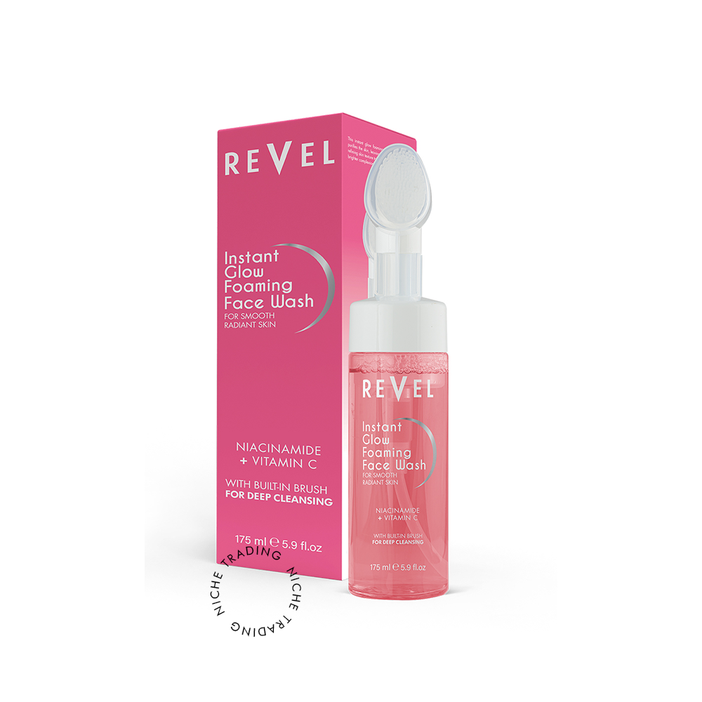Revel Foaming Face Wash Insta Glow 175ml - Revel | Niche Trading Qatar
