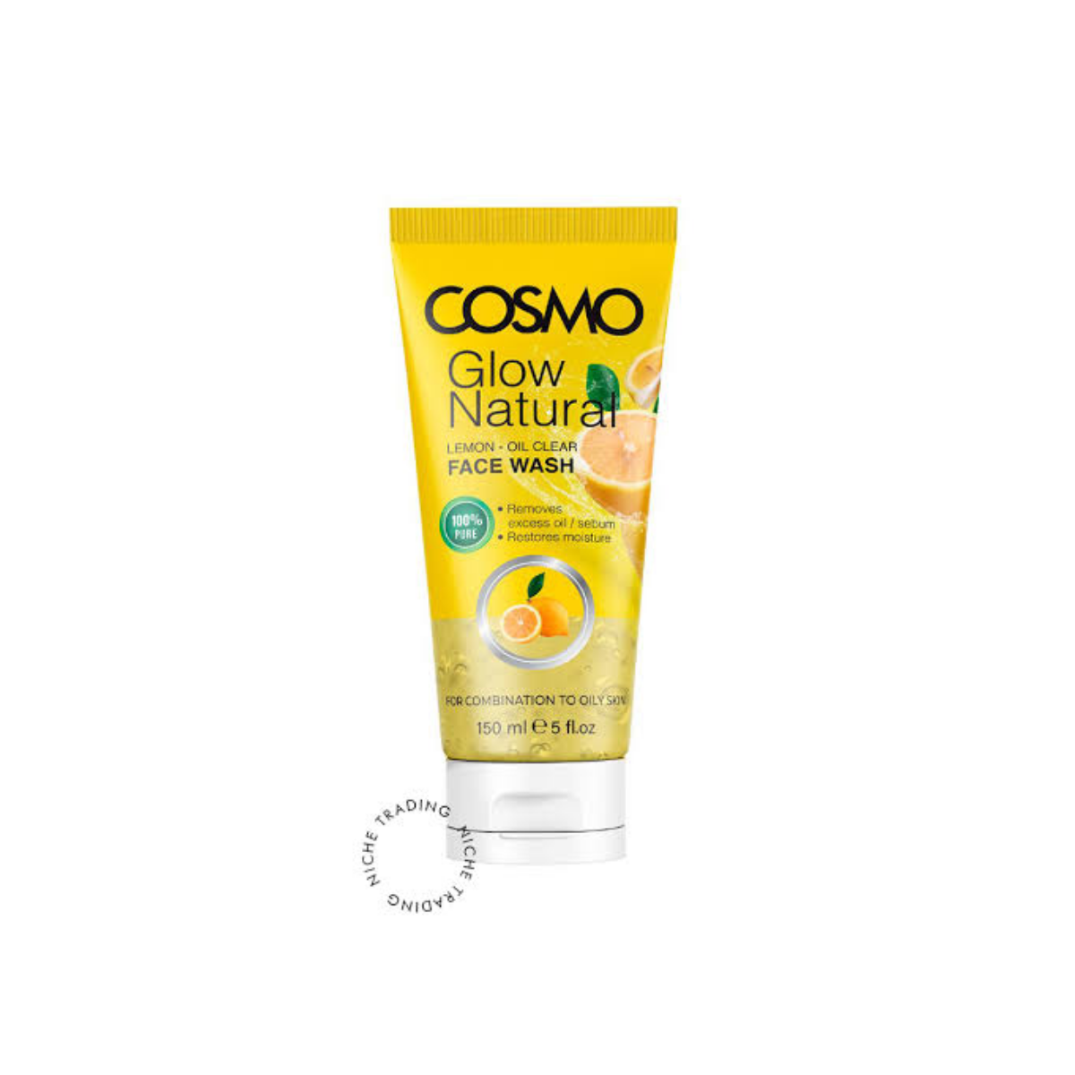 Cosmo Lemon Glow Natural Face Wash 150ml - Cosmo | Niche Trading Qatar