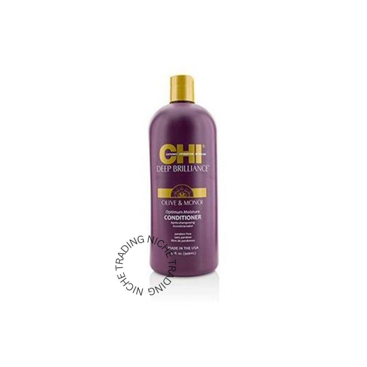 CHI Deep Brilliance Olive & Monoi Optimum Moisture Conditioner 32 Fl - CHI | Niche Trading Qatar