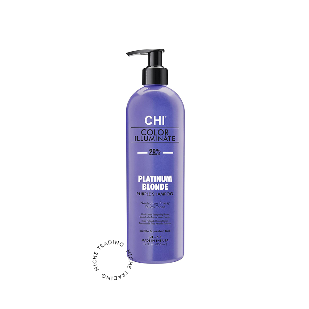 Chi Color Illuminate Shampoo - Platinum Blonde 12 Fl. Oz.