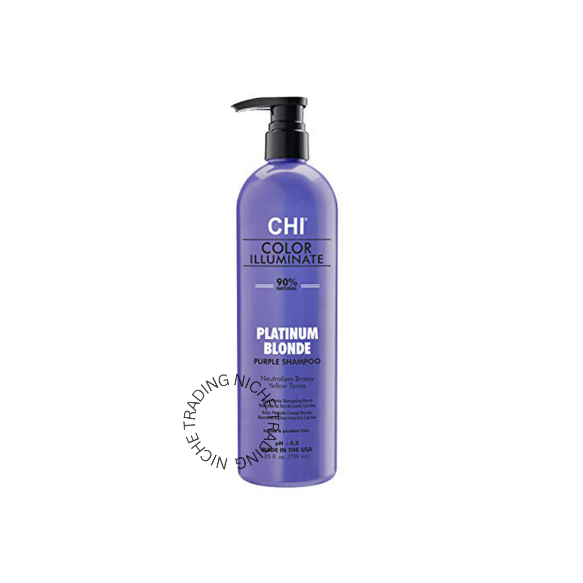 CHI Color Illuminate Shampoo - Platinum Blonde 25 Fl. Oz. - CHI | Niche Trading Qatar