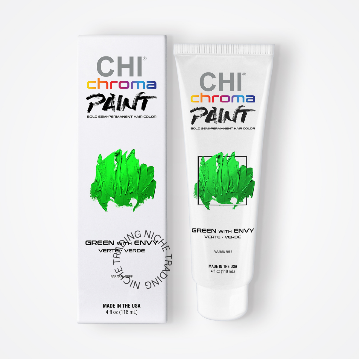 CHI Chroma Paint Green with Envy 4oz - CHI | Niche Trading Qatar