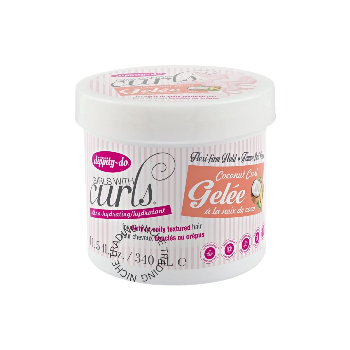 DD GIRLS WITH CURLS COCONUT CURL GELEE 340ML - Niche-Trading | Niche Trading Qatar
