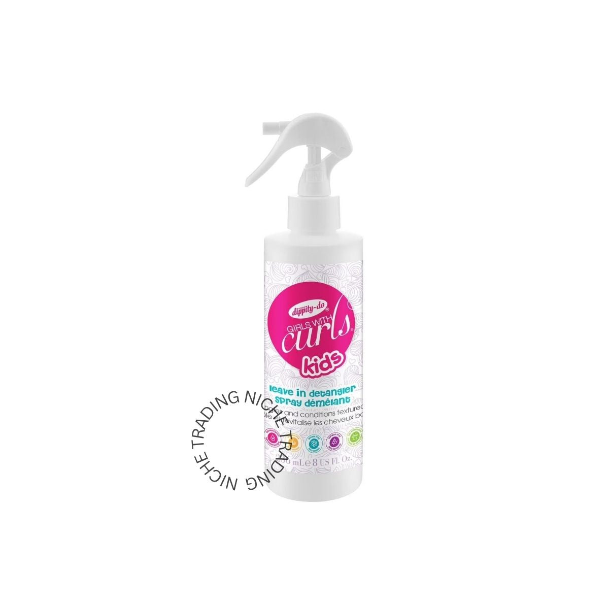 DD GIRLS WITH CURLS KIDS LEAVE-IN DETANGLER SPRAY 236ML - Niche-Trading | Niche Trading Qatar