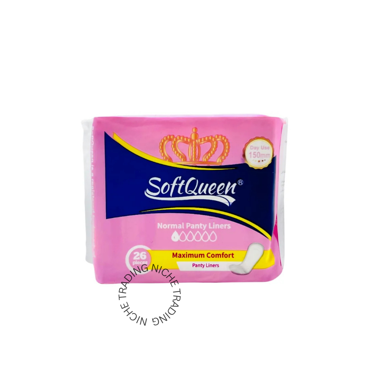 SOFTQUEEN-SANITARY PAD-S MAXIMUM COMFORT 26 PCS - softqueen | Niche Trading Qatar