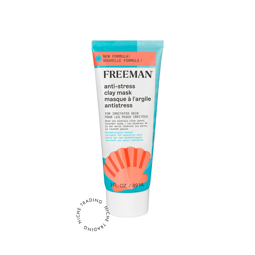 89ml Freeman Anti-Stress Clay Mask – Soothes and Detoxifies Skin - Freeman | Niche Trading Qatar