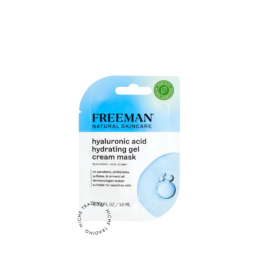 Freeman Naturals - Hyaluronic Acid Hydrating Gel Cream Mask 10ml - Freeman | Niche Trading Qatar