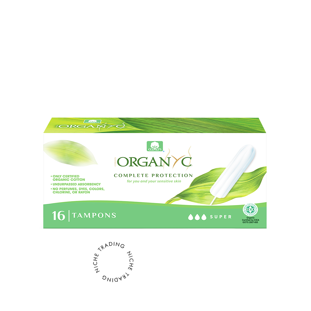 Organyc 100% Organic Cotton Tampons Super - Organyc | Niche Trading Qatar
