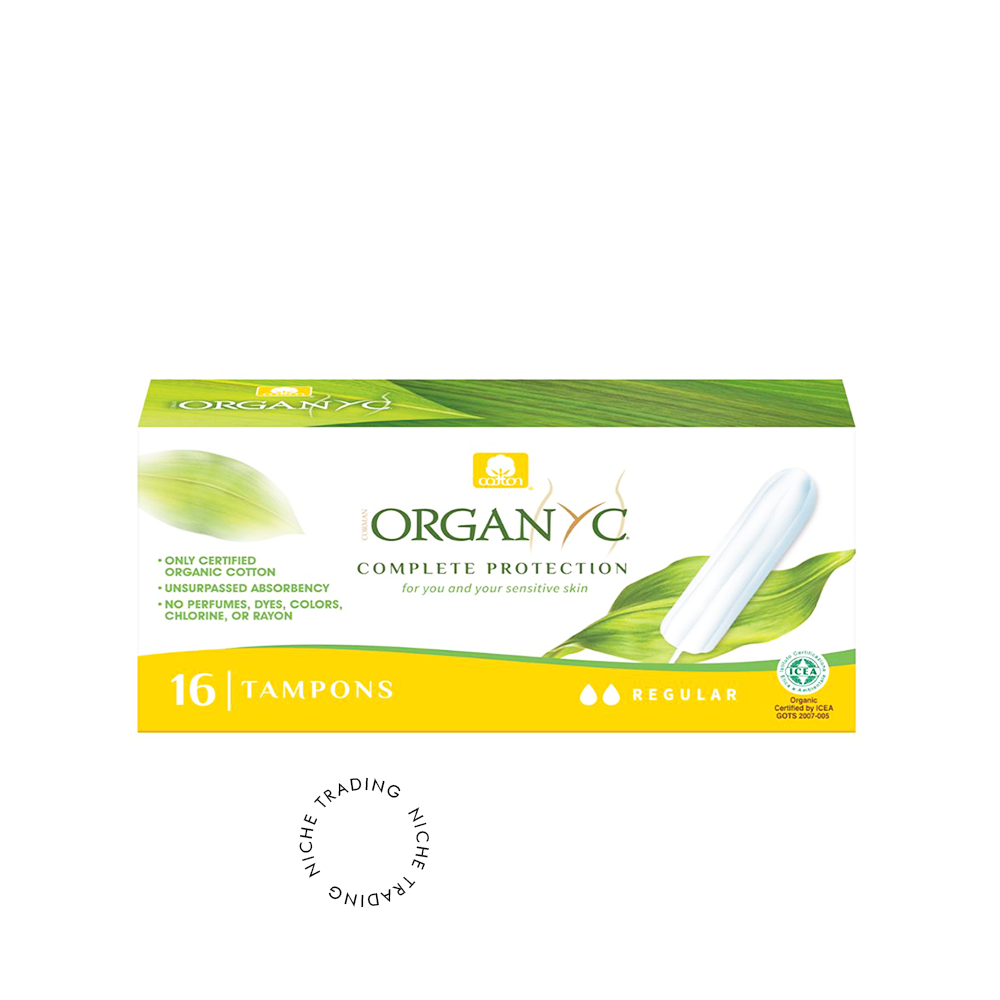 Organyc 100% Organic Cotton Tampons Regular - Organyc | Niche Trading Qatar