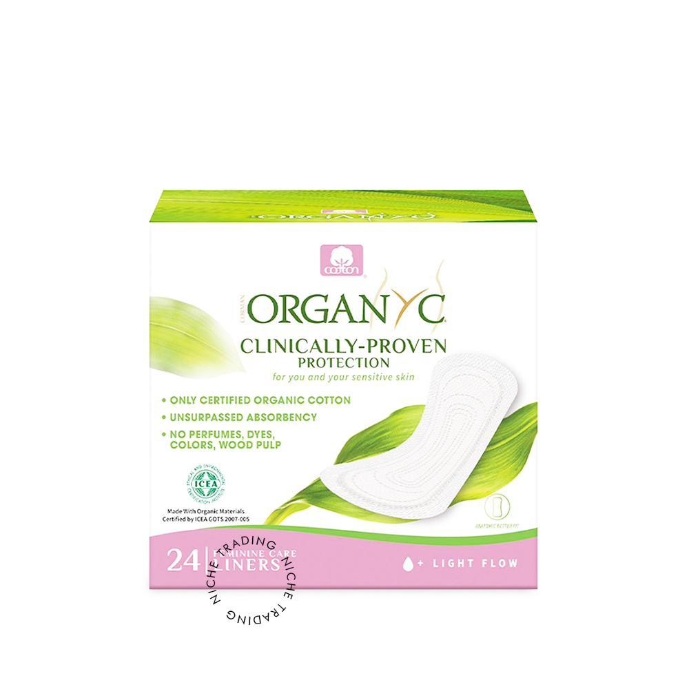 Organyc 100% Organic Cotton Panty Liners Folded - Organyc | Niche Trading Qatar