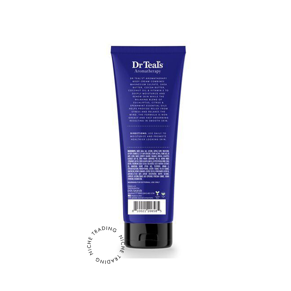 Dr Teals Aroma Stress Relief Body Cream 226.8 Gm - Dr. Teal's | Niche Trading Qatar