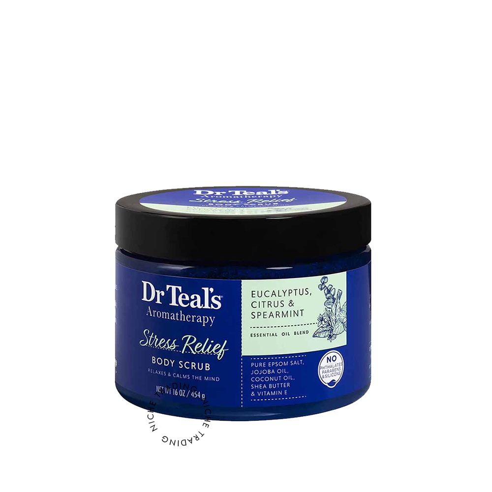 Dr Teals Aroma Stress Relief Body Scrub 454 Gm - Dr. Teal's | Niche Trading Qatar