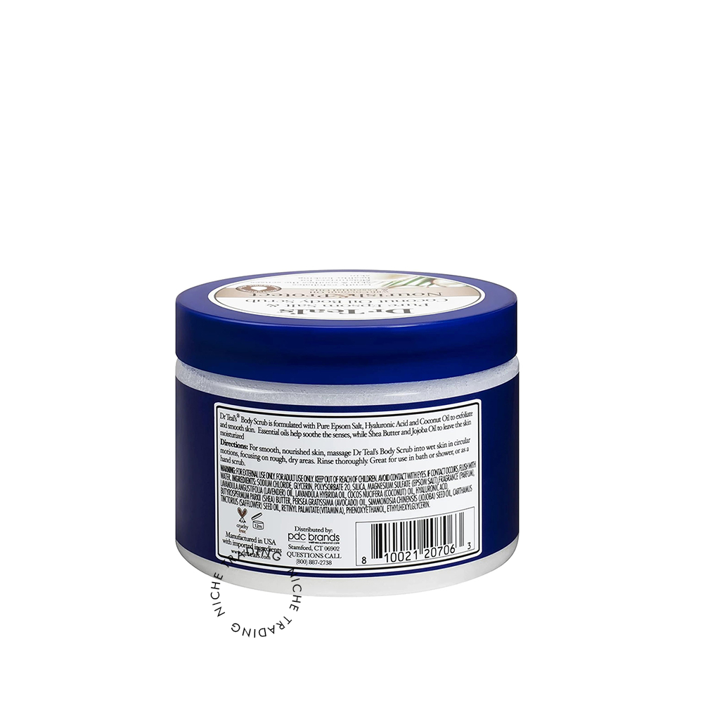 Dr Teal S Epsom Salt Body Scrub Nourish & Protect with Coconut Oil & Essential Oils 454 gm