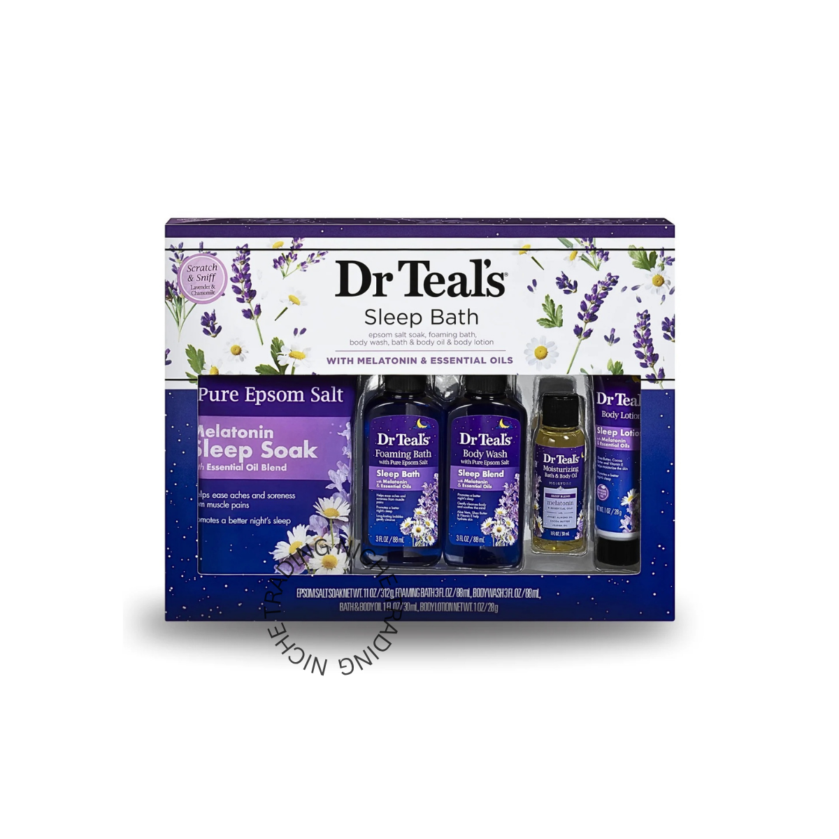 Dr. Teal's Melatonin Regimen Natural Gift Set - Dr. Teal's | Niche Trading Qatar