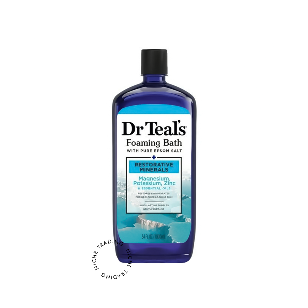 Drt Restorative Minerals Foaming Bath 1000ml.. - Dr. Teal's | Niche Trading Qatar