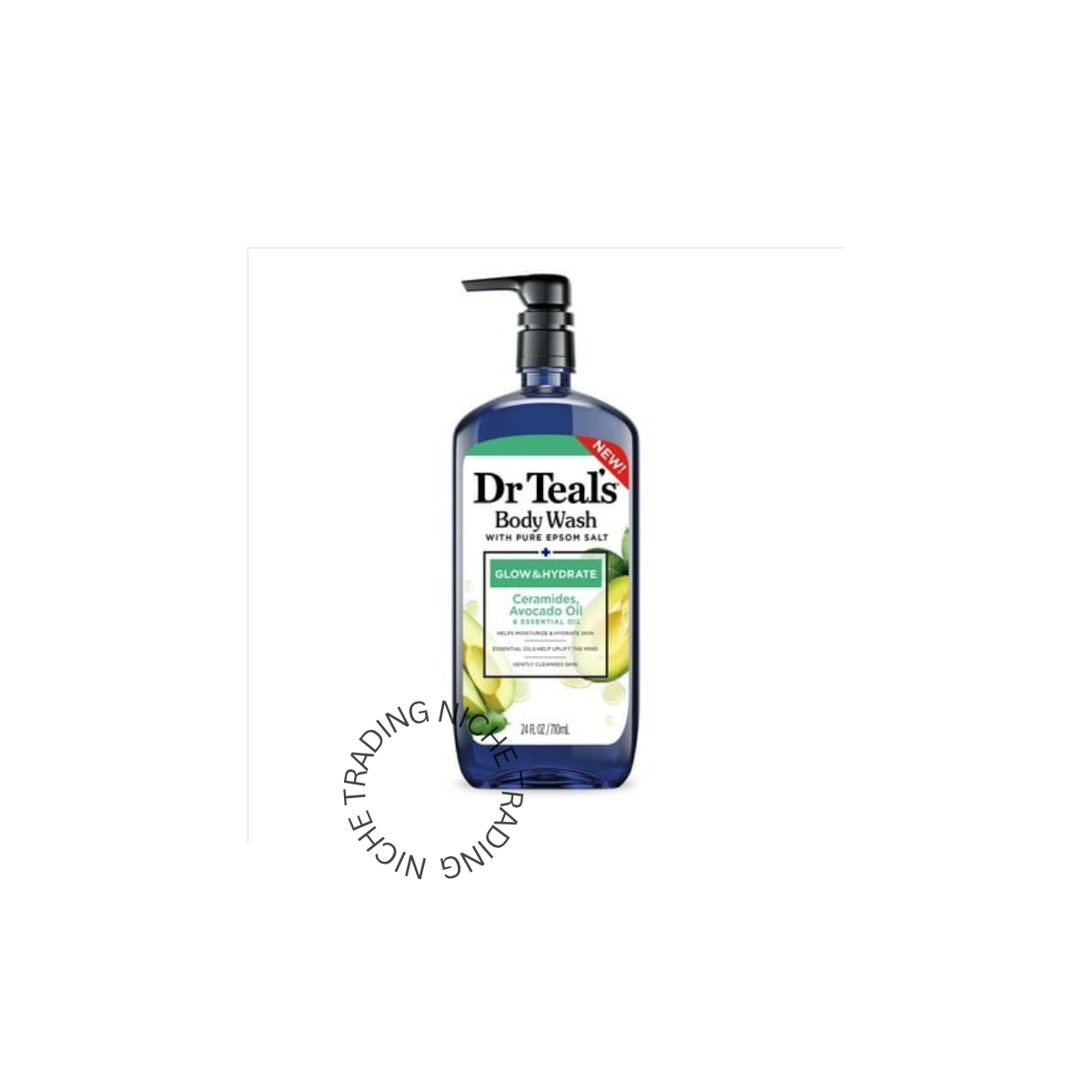 Dr. Teal's Glow & Hydrate Body Wash 710ml - Dr. Teal's | Niche Trading Qatar