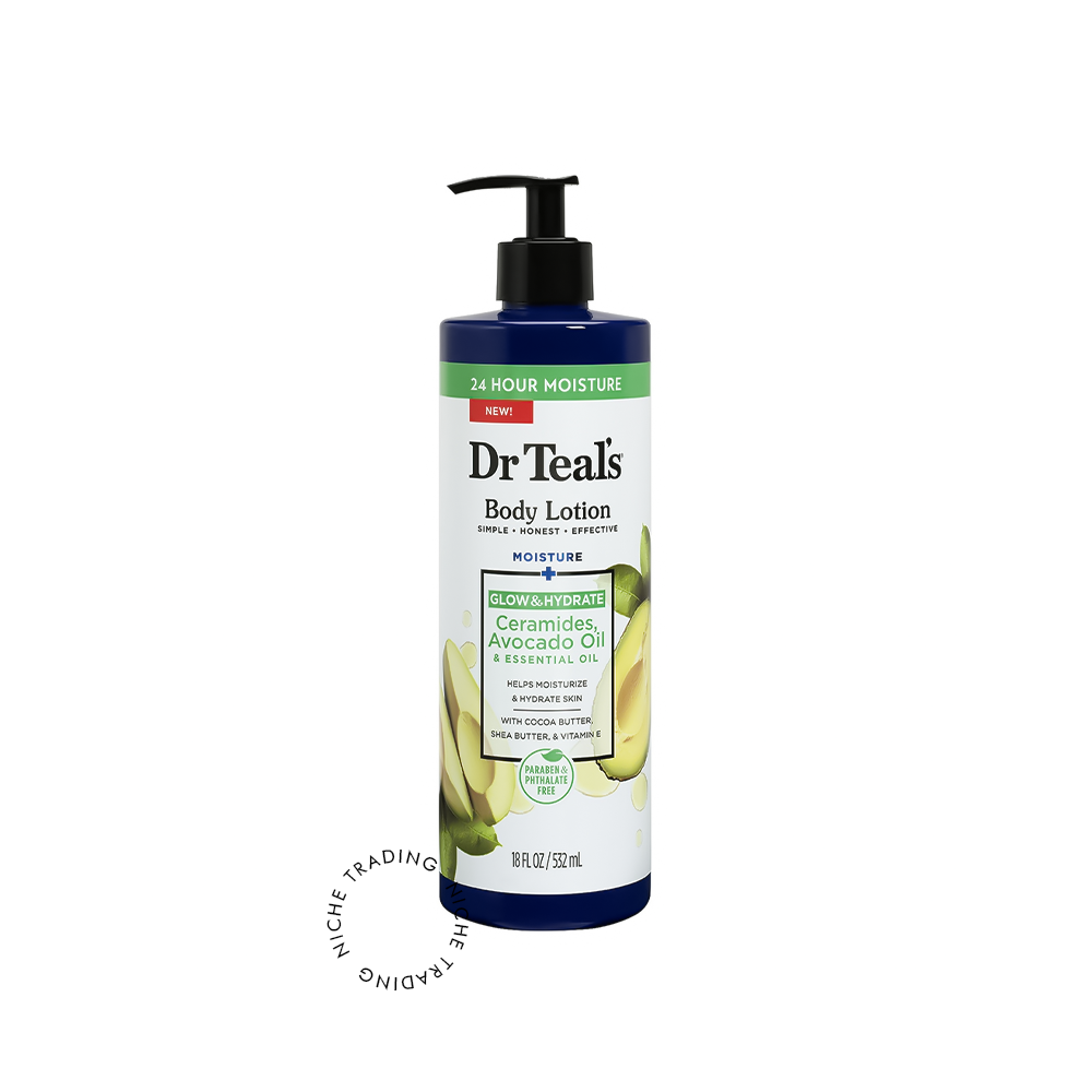 Drt Glow & Hydrate Body Lotion 532ml.. - Dr. Teal's | Niche Trading Qatar