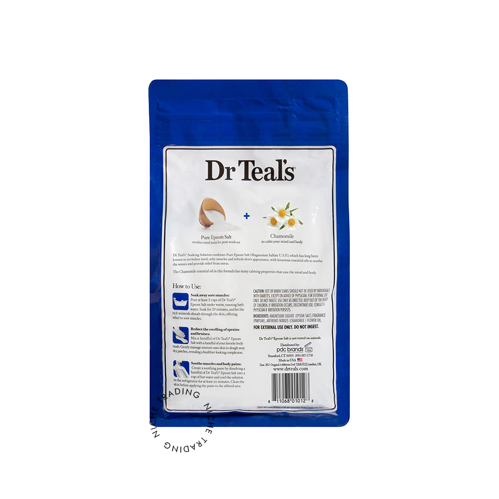 Dr. Teals Epsom Salt Calm Soaking Solution in Chamomile 1.36kg
