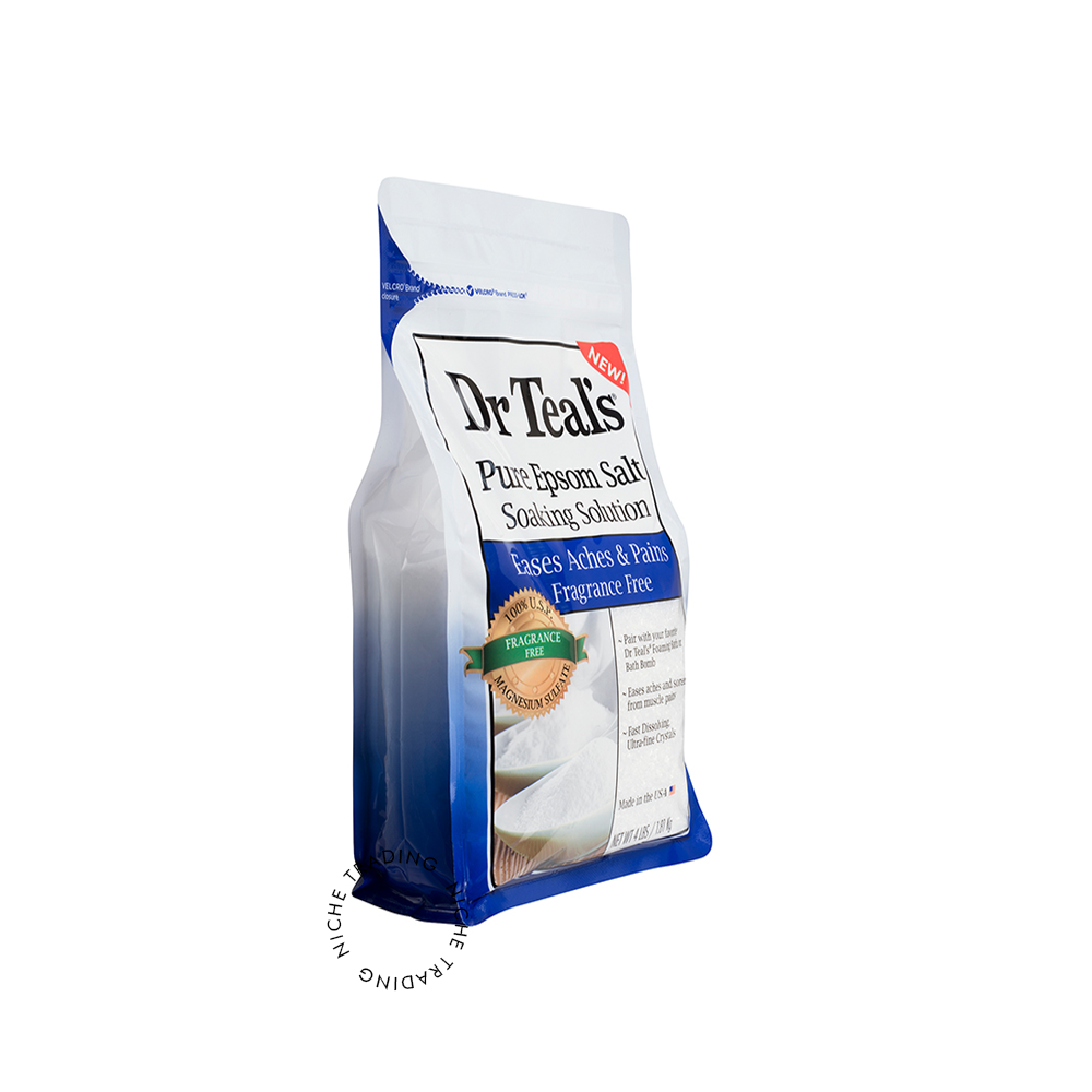 Dr Teals Unscented Pure Epsom Bath Salt 4lb 1.81kg