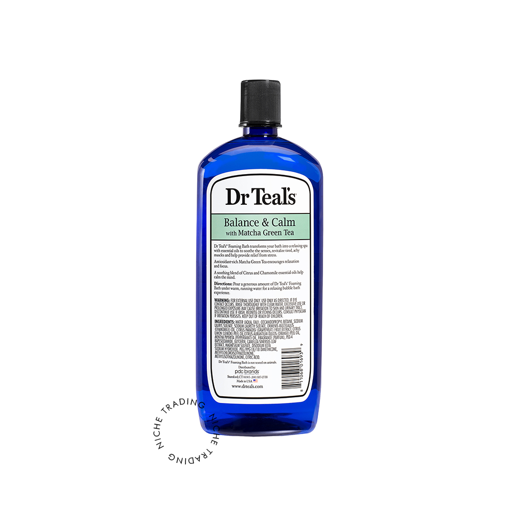 Dr Teal S Activated Charcoal & Lava Foaming Bath with Pure Epsom Salt 1000ml