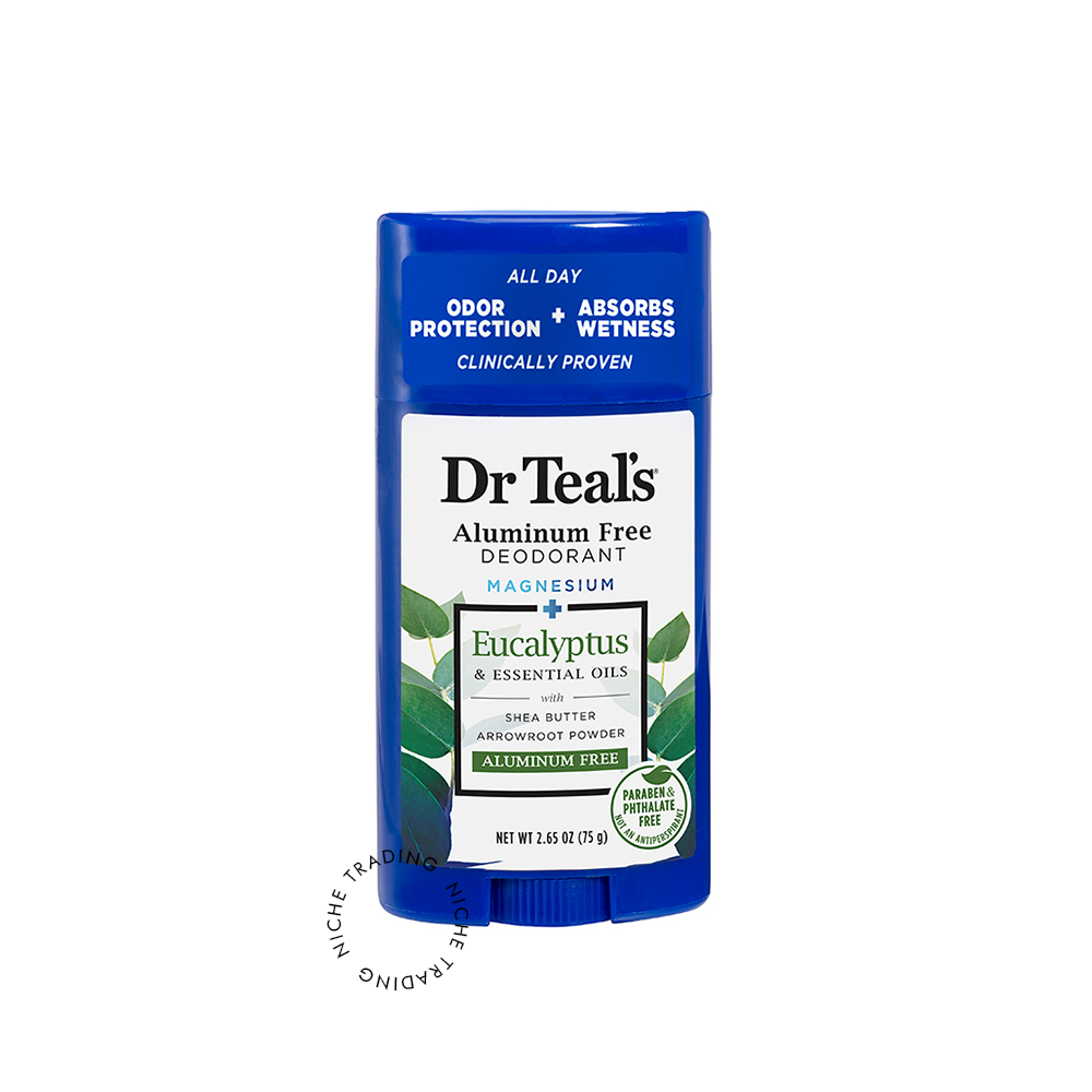 Dr. Teals Dr Teals Eucalyptus Aluminum Free Deodorant 75 gm