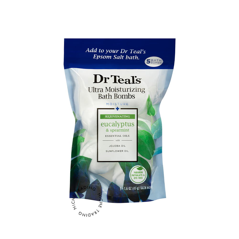 Dr Teals Eucalyptus Bombs 5ct 45 gm