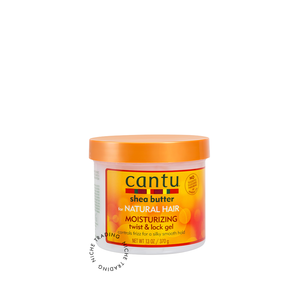 Cantu Shea Butter Twist & Lock Gel 370g — Natural Hair Moisturizing Hold — Available in Qatar