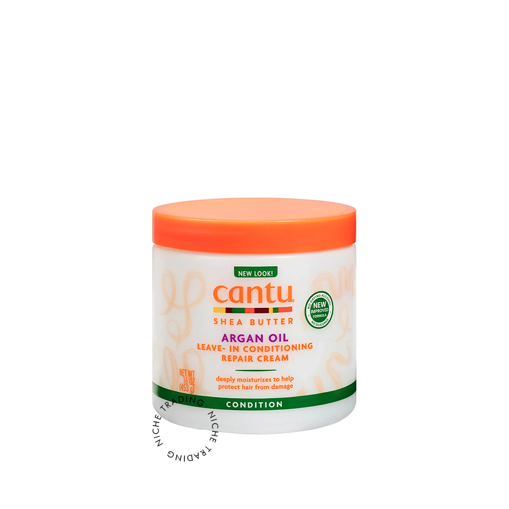 Cantu Shea Butter Argan Oil Leave-in Conditioning Repair Cream 453 gm