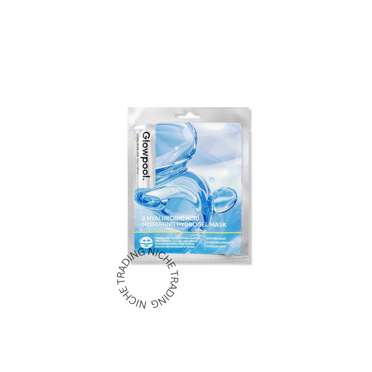 Glowpool 8 HYALURONIC ACID HYDRATING HYDROGEL MASK 30g - Glowpool | Niche Trading Qatar