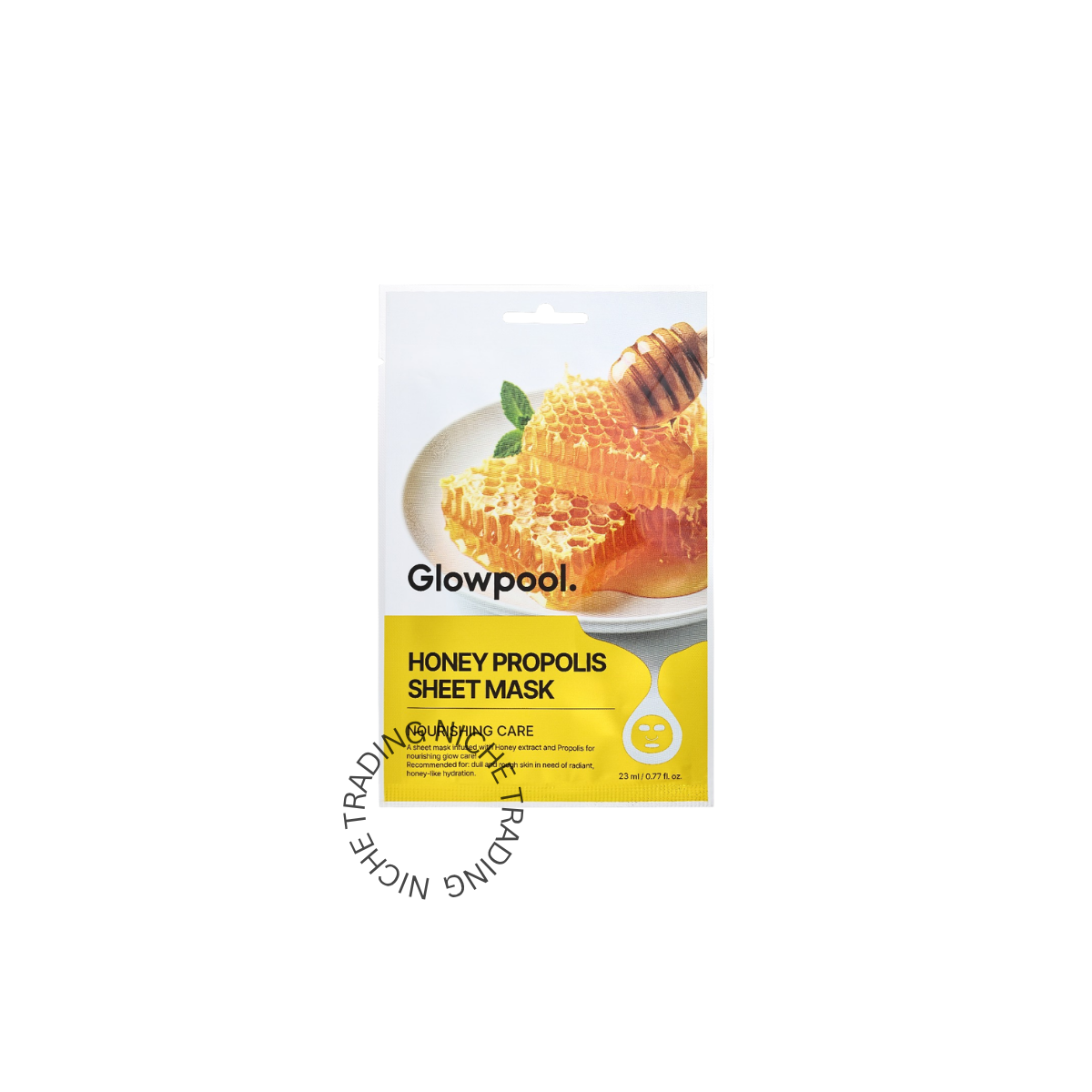 Glowpool HONEY PROPOLIS SHEET MASK 23ml - Glowpool | Niche Trading Qatar