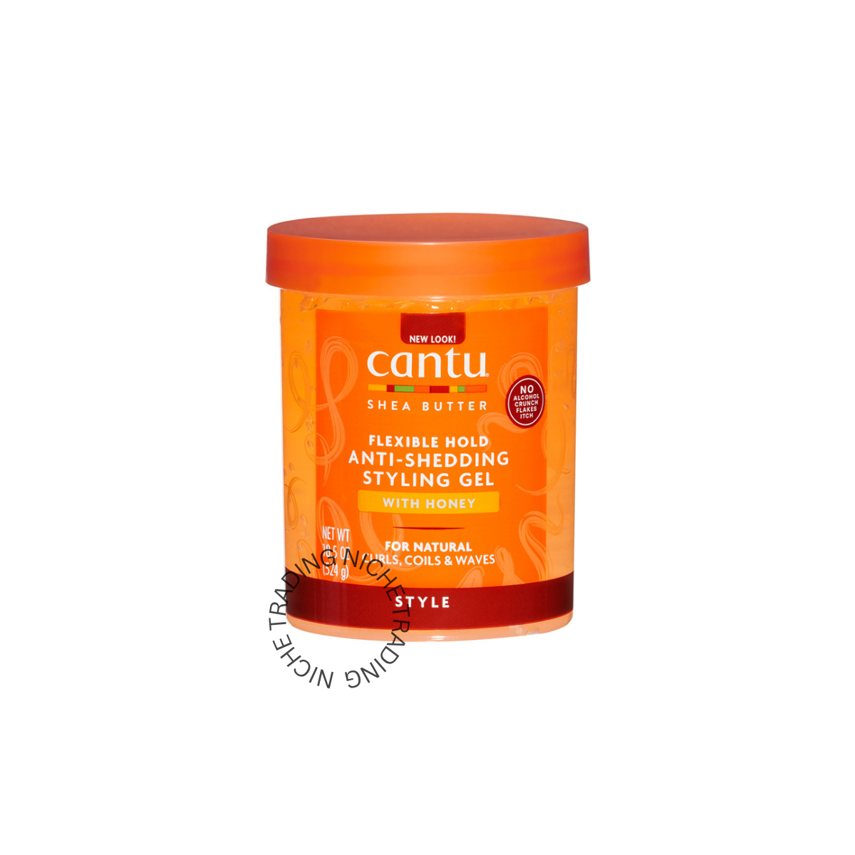 Cantu Shea Butter Anti-Shedding Styling Gel with Honey 524 Gm - Cantu | Niche Trading Qatar