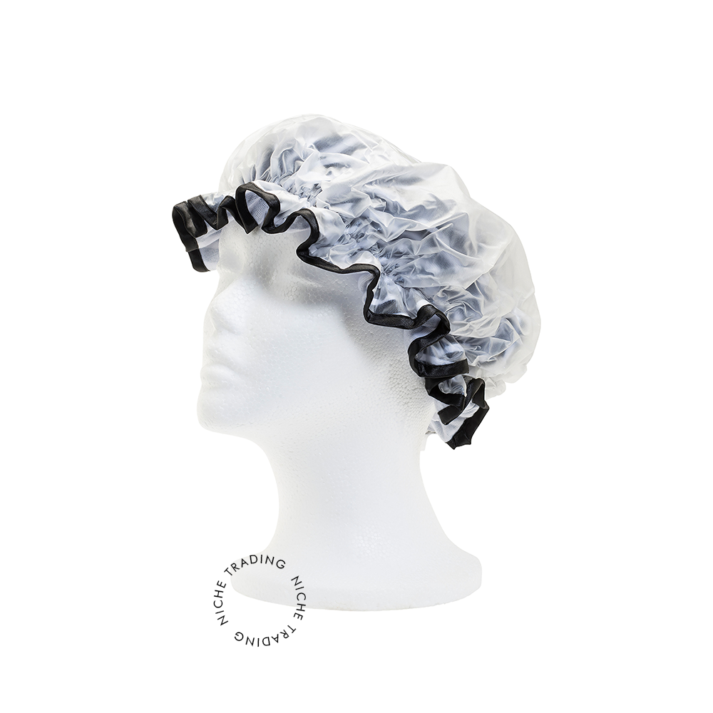 Cantu Cloth Terry Lined Shower Cap - 1ct