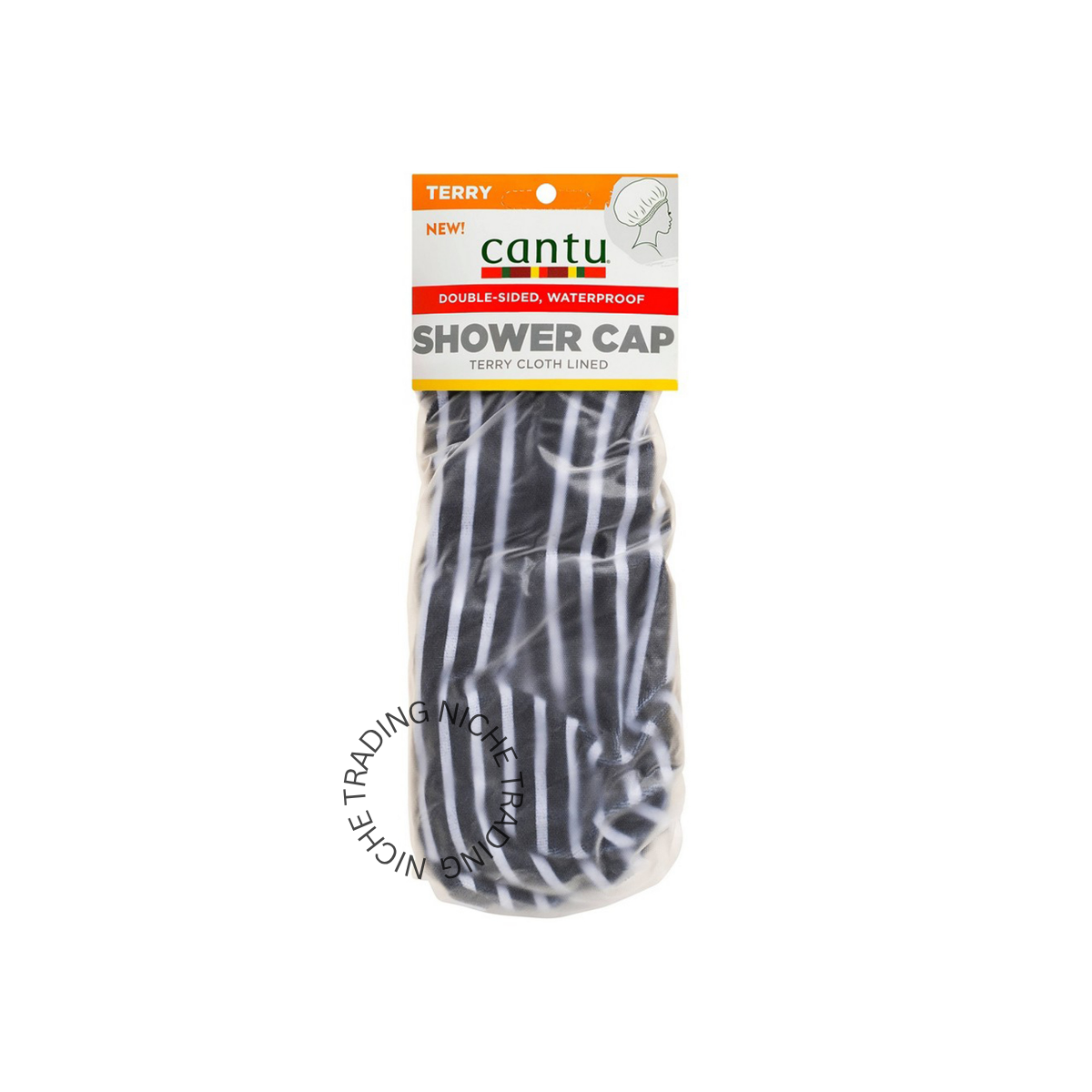 Cantu Cloth Terry Lined Shower Cap - 1ct - Cantu | Niche Trading Qatar