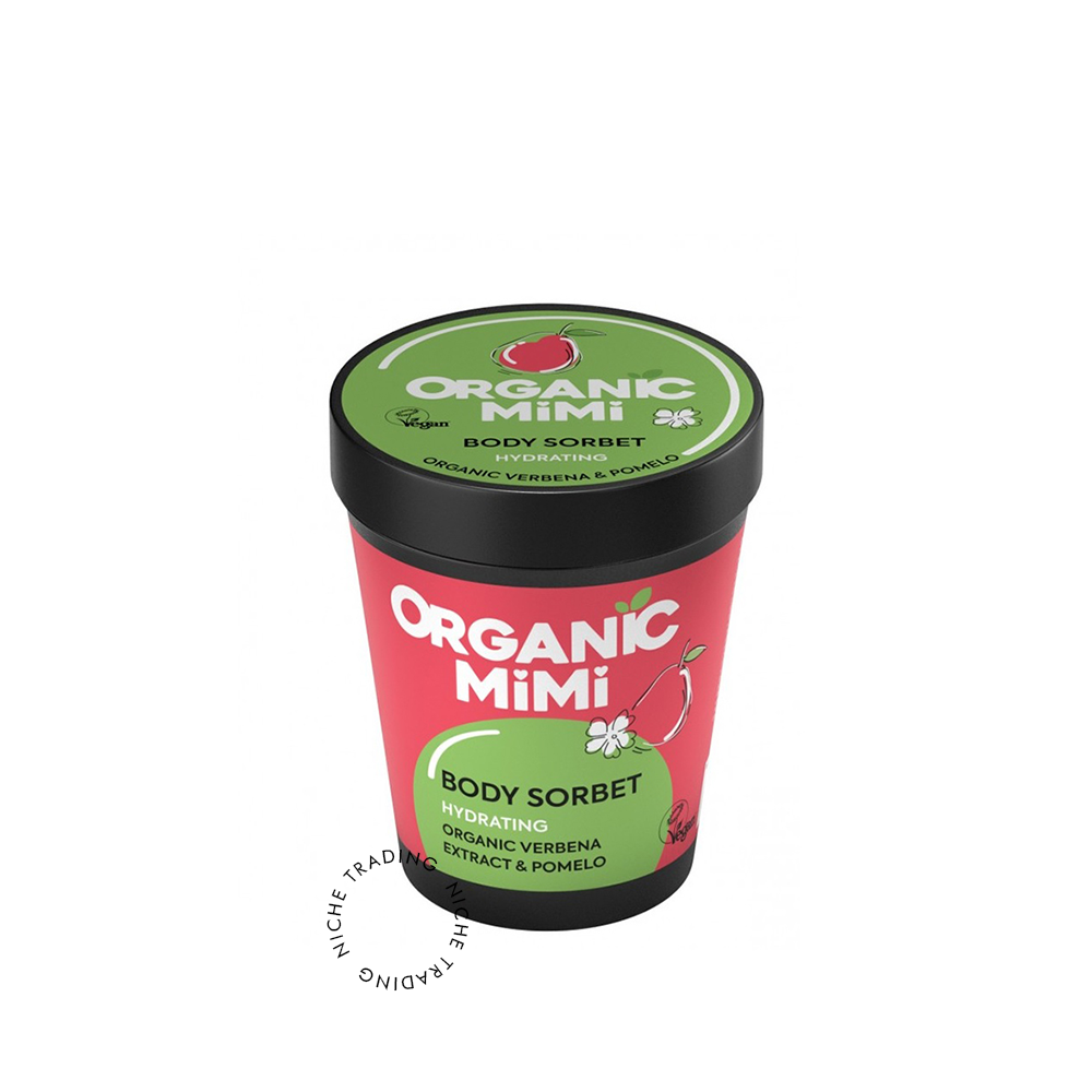 Body Sorbet Hydrating Verbena & Pomelo, 200ml - Organic Mimi | Niche Trading Qatar