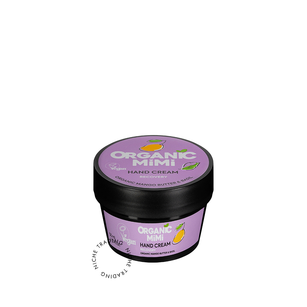 Hand Cream Recovery Mango & Basil, 50ml - Organic Mimi | Niche Trading Qatar