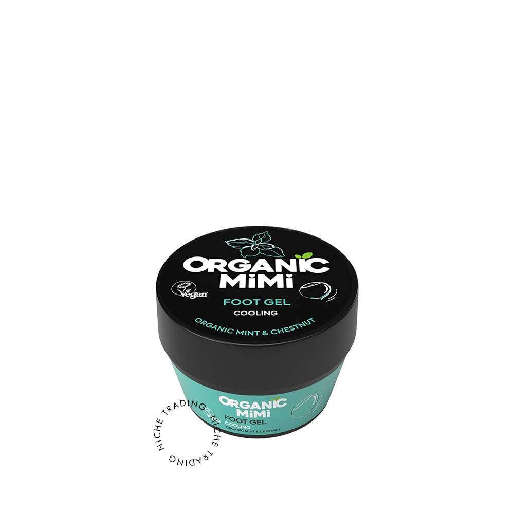 Foot Gel Cooling Mint & Chestnut, 50ml - Organic Mimi | Niche Trading Qatar